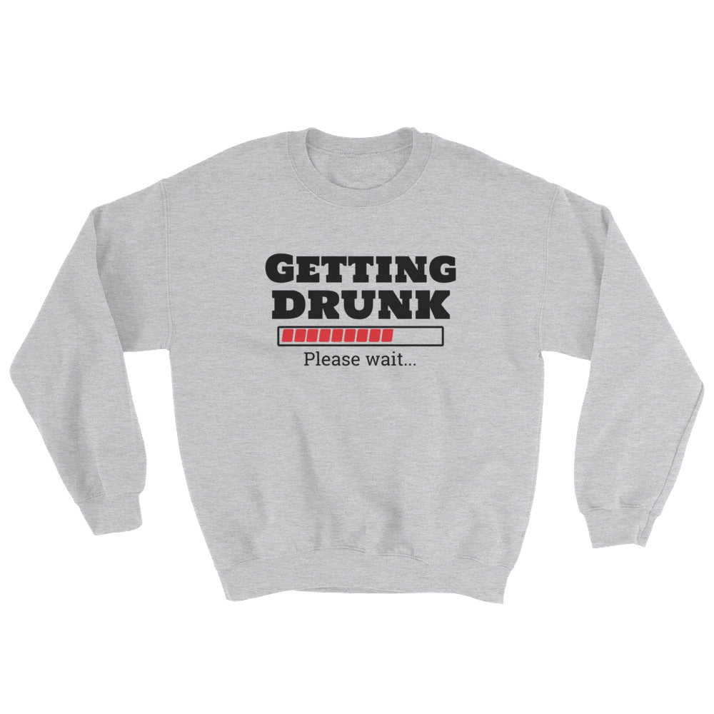Getting Drunk Men's Sweatshirt