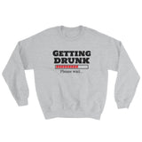 Getting Drunk Men's Sweatshirt