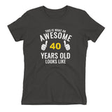 Awesome 40 Women's Fitted T-Shirt