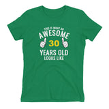 Awesome 30 Women's Fitted T-Shirt