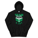 St Patty's Day Team Drinks A Lot Unisex Hoodie