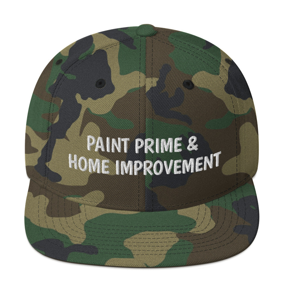 Paint Prime & Home Improvement Snapback Hat