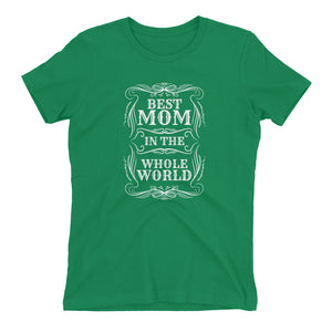 Best Mom Women's Fitted T-Shirt