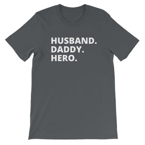 Husband, Daddy, Hero Men's T-Shirt