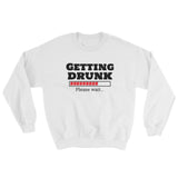 Getting Drunk Men's Sweatshirt