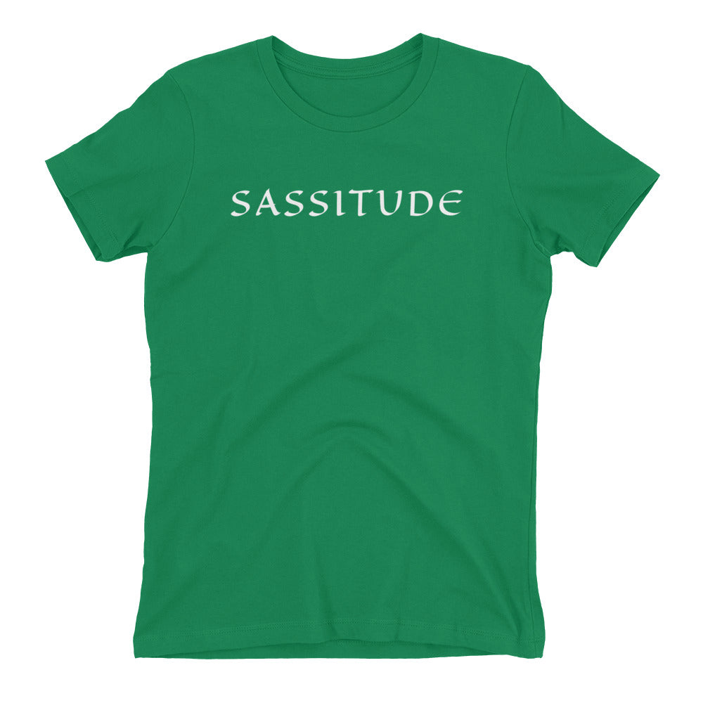 SASSITUDE Women's Fitted T-Shirt