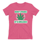 Don't Panic Women's Fitted T-Shirt
