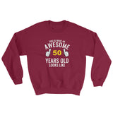 Awesome 50 Unisex Sweatshirt