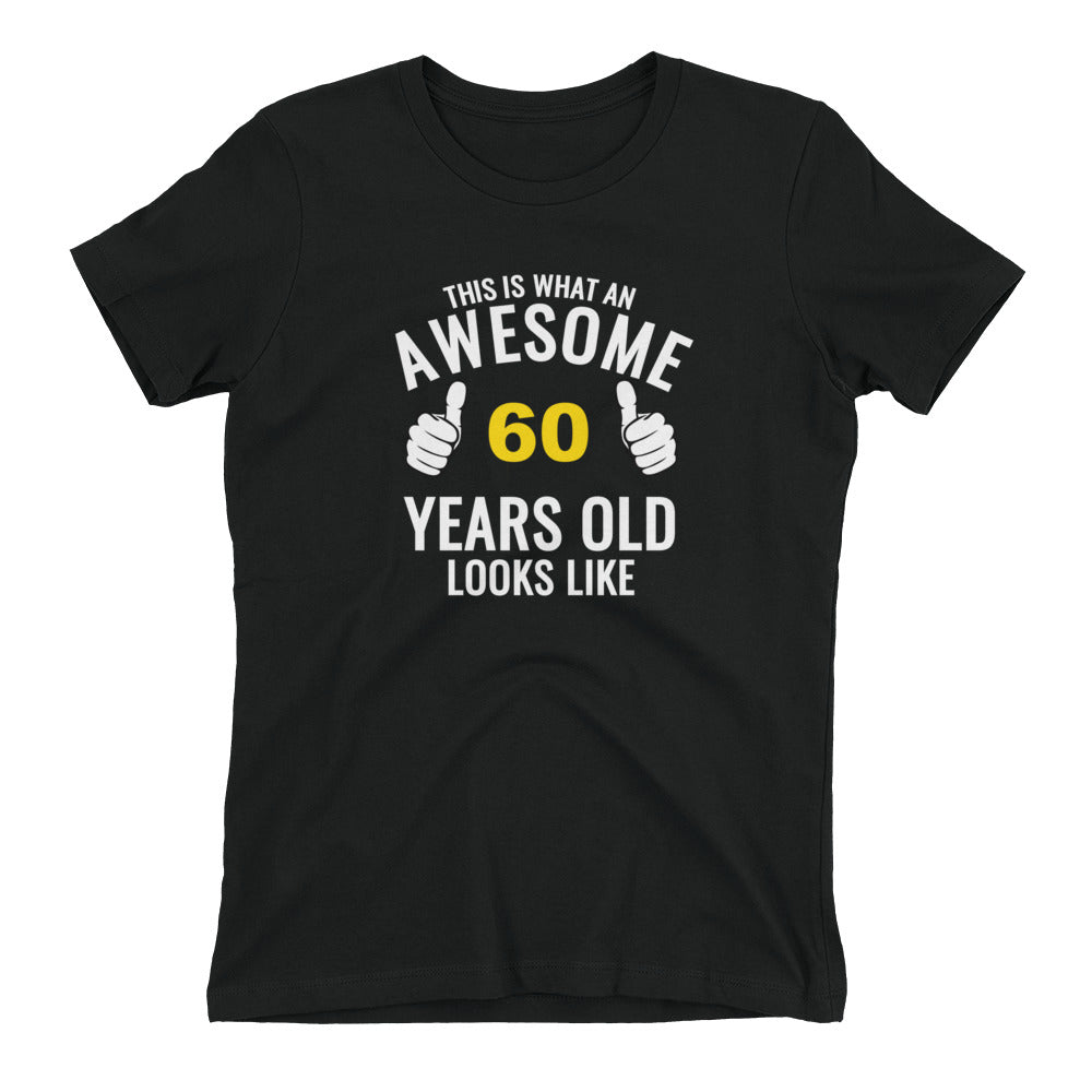 Awesome 60 Women's Fitted T-Shirt