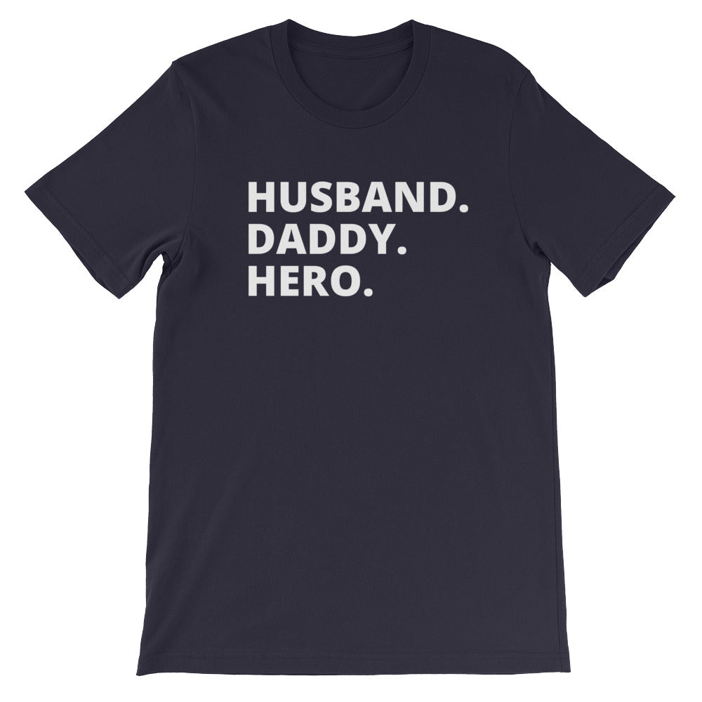 Husband, Daddy, Hero Men's T-Shirt