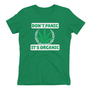 Don't Panic Women's Fitted T-Shirt