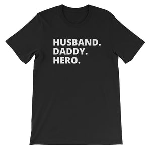 Husband, Daddy, Hero Men's T-Shirt