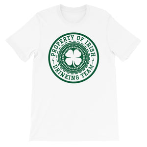 St Patty's Day Property of Irish Drinking Team Unisex T-Shirt