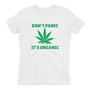 Don't Panic Women's Fitted T-Shirt